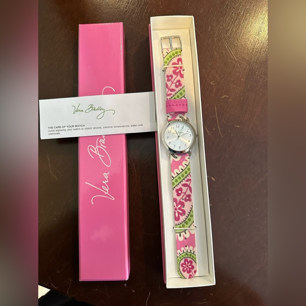 NEW Vera Bradley Bermuda Pink watch